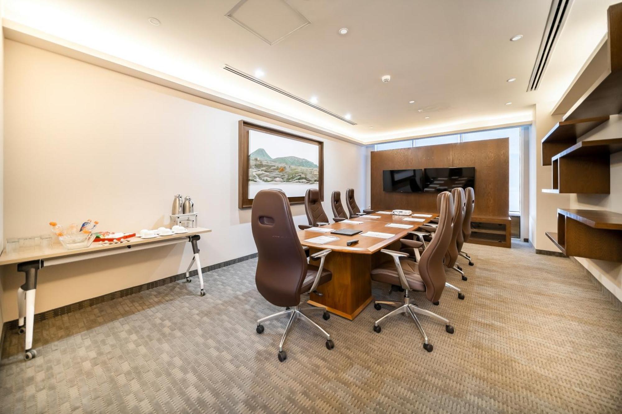 Metria Hotel León Eksteriør bilde Meeting room at the hotel